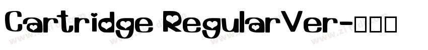 Cartridge RegularVer字体转换